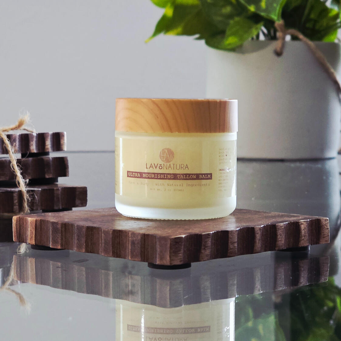 LAVONATURA tallow balm pure clean ingredients essential oils lavonatura botanical oils